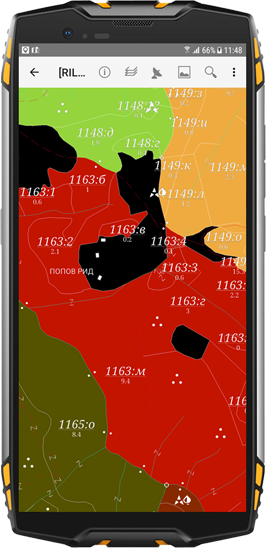 PointerEdu - Андроид софтуер за работа с горски карти
